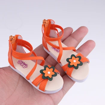 1/3 BJD Fata Papusa Pantofi Casual - Pantofi din Piele Model Floare Sandale - pentru DOD pentru Lolita Păpuși Tinutele de Vara Accesoriu