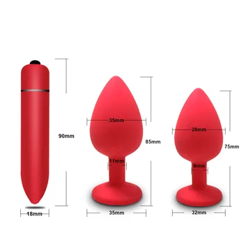10 Viteze Vibratoare Sex Shop Alb Cristal Bijuterii Dop De Fund Masaj Silicon Vibrator Vibrator Anal Plug Femei Gay Sex Toy