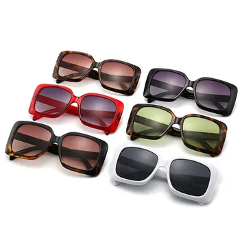 2020 Moda Retro ochelari de Soare Patrati Femei Epocă de Mare Cadru Ochelari de Soare Brand de Lux de Designer de sex Feminin de Ochelari de vedere Barbati UV400