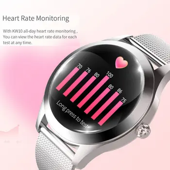 2021 Moda Ceas Inteligent Femei KW10 IP68 impermeabil Multi-sport moduri de Pedometru Rata de Inima smartwatch Fitness Brățară pentru Doamna