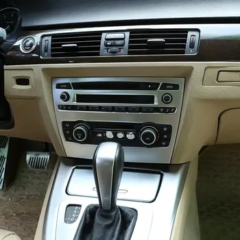 ABS Cromat Central de Aer Conditionat de Control de Reglare a Volumului Cadru Decorativ pentru BMW Seria 3 E90 An 2005-2012 Accesorii