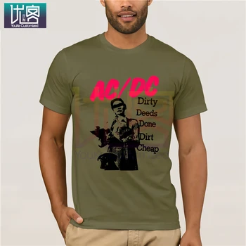 AC DC Fapte Murdare Barbati Regular Fit T-Shirt stil de vara barbati maneca scurta creatie tricou tricouri Amuzante Tricouri Topuri de Bumbac Tricou