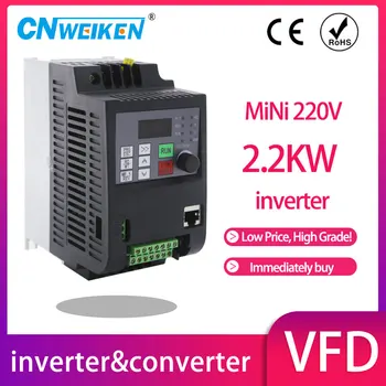 Ax invertor ac drive 0,75 kw 220v convertizor de frecvență 3 faze frecvență invertor pentru motor controler de viteza VFD