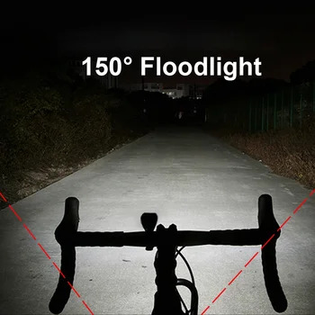 Bicicleta Lumina LED Lanterna Pentru Bicicleta Ciclism Headlignt 350 de Lumeni Fata de Siguranță Lumini de Noapte de Echitatie MTB Drum Lampa USB Proiector