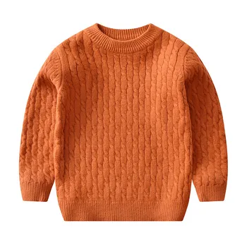 Băiatul în pulover pulover fata de copii cardigan pentru copii pulover pentru fete solid haine de iarna pentru fete de 10 și 12 ani