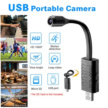 Camera IP 1080P WIFI USB Mini Camera de Supraveghere în timp Real Video AI Omului de Detectare Înregistrare în Buclă Micra Cam