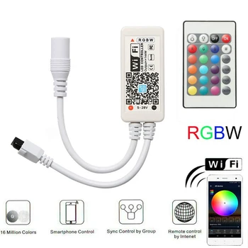 DC5V 12V si 24V Led-uri RGB Wifi Controller RGBW RGBWW Bluetooth WiFi controler cu LED-uri 5050 Pentru 2835 WS2811 WS2812B led strip Magic Home