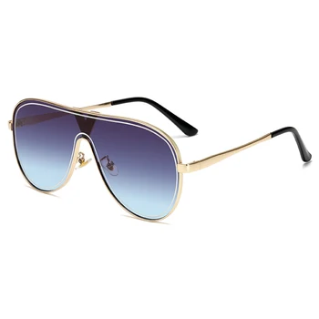 Design de Brand Nou ochelari de Soare Moda Femei Barbati Metal Gradient de Ochelari de Soare Vintage UV400 ochelari de soare Shades Ochelari de gafas de sol
