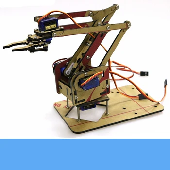 DIY 4DOF Plastic Acrilic Brațul Robotului Cu 4buc Cuplu Mare Micro Servo Neasamblate 4-Axa Robotizate Pentru Ardunio Educație Jucărie