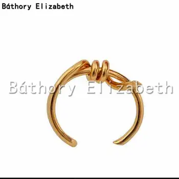 Elizabety Tie Knot Cuff Brățară De Aur De Culoare Poftă De Mâncare Simplu Deschis Brățară Bratari Pentru Femei Bijuterii Cadou Pulseiras