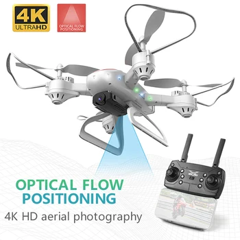Feichao KY909 Pliabil Profesional Drona cu Camera HD 4K WiFi FPV cu Unghi Larg de Flux Optic RC Elicopter Jucarii