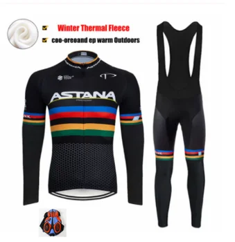 Iarna Thermal Fleece 2020 STRAVA Ciclism Jersey Stabilit de mult Timp MTB Îmbrăcăminte Sport de Munte, Haine verzi ropa ciclismo hombre