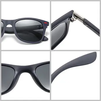 Imwete Epocă ochelari de Soare Polarizat Bărbați Femei Clasic de Brand Designer de Conducere Ochelari de Soare Piața Cadru Negru UV400 Ochelari de protecție