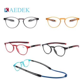 KAEDEK Fotocromatică +Progresive Unisex Reglabil Agățat de Gât Ochelari Ochelari de Tranziție ochelari de Soare Ochelari