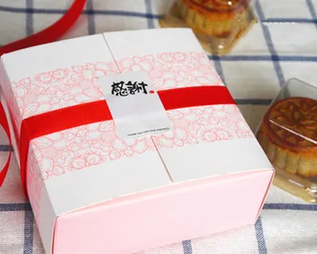 Livrare gratuita mici flori roz decor de panificație pachet desert bomboane tort cookie ambalare cutie cadou, cutii de aprovizionare favoruri