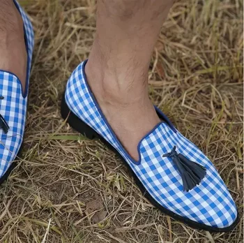 Mana-Culoare mixt Pânză Pantofi pentru Bărbați Formale Mocasini Pantofi Casual pentru Barbati, Stil Nou Pantofi de Lumină HA202