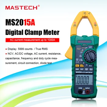 MASTECH MSA Auto Gama Digital ACCurrent ampermetric 1000A AC true RMS Multimetru Frecvență Capacitate NCV tensiune detectio