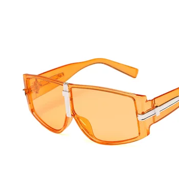 Moda Supradimensionate Steampunk ochelari de Soare Femei 2020 Plastic de Sus Plat Neregulate Ochelari de Nuante pentru Femei Personalitate Punk Ochelari de vedere