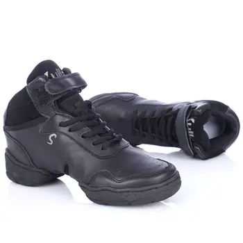 Modern Jazz Dans Pantofi Pentru Bărbați/Femei, Piele Naturala Dimensiune 34-45 Hip Hop Dans Pantofi Negru Respirabil De Fitness Pantofi Adidași