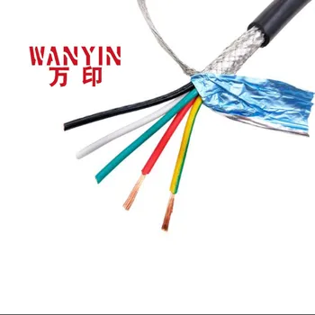 Multi-core cablu ecranat RVVP20AWG 0,5 mm 2-core la 24-core anti-interferențe de comandă invertor semnal de linie