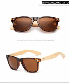 NOI 2020 DPZ Fierbinte Oameni de Bambus aviației ochelari de Soare UV400 ochelari de Soare de Lemn Clasic Retro Nit Shades ochelari de Soare pentru femei Oculos De Sol