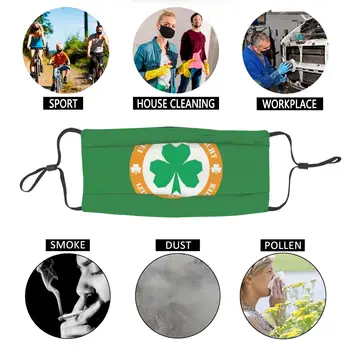 Oamenii Irlanda Irlandeză Shamrock Masca Praf St Patrick Day Capacul De Protecție Respiratorie De Unică Folosință Gura Mufla