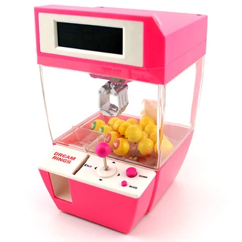 Papusa Mașină Cu Gheare Mini Joc Slot Automat De Bomboane Mașină Grabber Arcade Desktop Prins Muzică Distracție Jucării Amuzante Gadget-Uri Copii