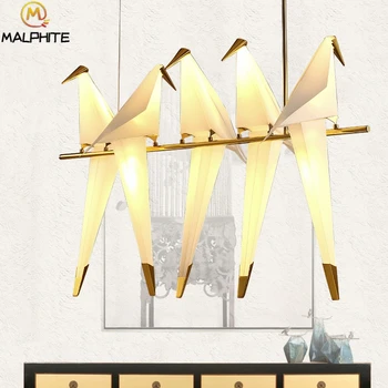 Păsările moderne pandantiv lampa candelabru de iluminat cu led-uri hanglamp loft decor de lămpi corpuri de iluminat Living loft decor