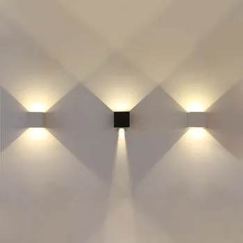 QLTEG în aer liber rezistent la apa IP65 Lampă de Perete Modernă cu LED-uri Lumina de Perete de Interior Tranșee de iluminat Decorative Verandă, Grădină Lumini Lămpi de Perete