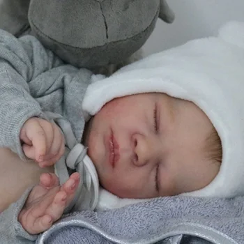 RBG 19.5 Inch Dominic Doarme Renăscut Baby Realiste Papusa Nevopsite Neterminate Parte DIY Gol Kit de Păpuși Cadou LOL Jucării Pentru Fete