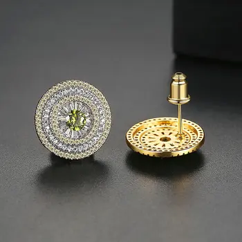 SINZRY culoare fierbinte Cubic zirconia geometrie vintage Stud cercei CZ moda cercei femei bijuterii accesorii