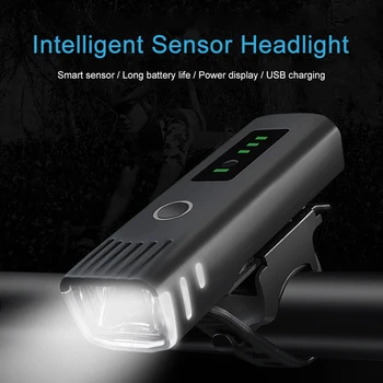 Smart Inducție Față de Bicicletă Lumină Set USB Reîncărcabilă de iluminare din Spate cu LED-uri Faruri Impermeabil Biciclete Lampa Lanterna Bicicleta