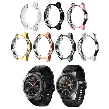 TUP moale ceas de Caz pentru Samsung Galaxy Watch 46mm 42mm/de Viteze S3 frontier bara de ceas accesorii placate cu protecție shellcase