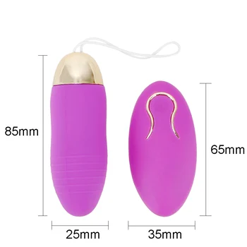 VATINE 10 Viteza Stimulator Clitoris Jucarii Sexuale pentru Femei Vibratoare Ou Puternic Glont Vibrator de Control de la Distanță G-Spot Masaj